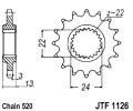 Prednji lančanik JT JTF 1126-16 16T, 520